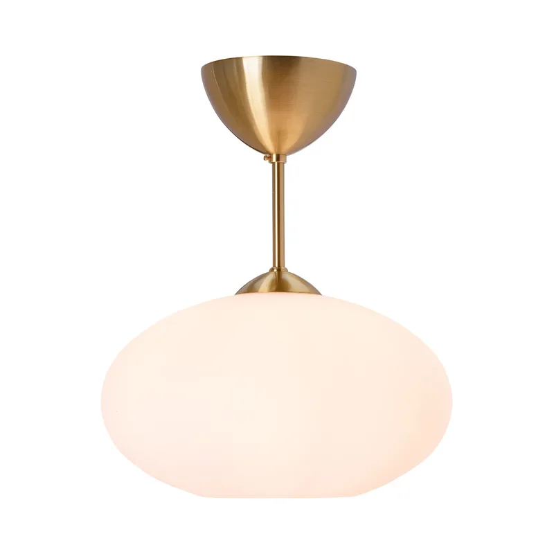 Bullo Decke D270 Messing/Palmenglas by Belid – product photo