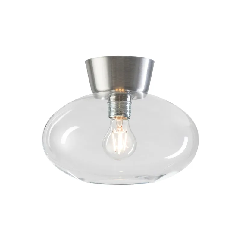 Bullo Deckenleuchte Klarglas Ø27cm Aluminium by Belid – product photo
