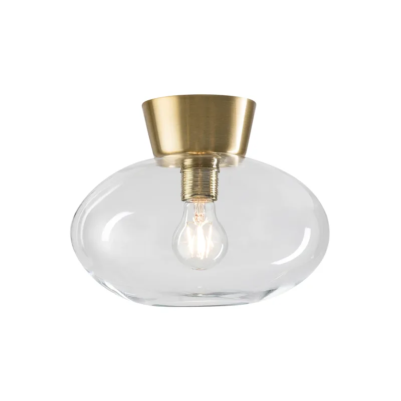 Bullo Deckenleuchte Klarglas Ø27cm Messing by Belid – product photo