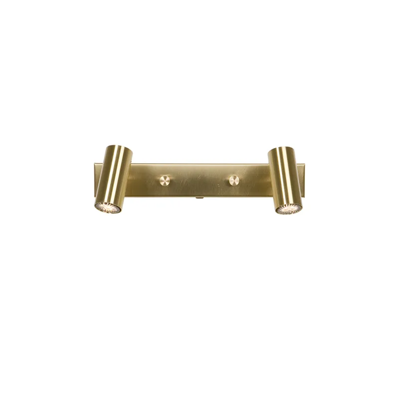 Cato 2 Wandlamp Glanzend Gepolijst Geelkoper by Belid – product photo
