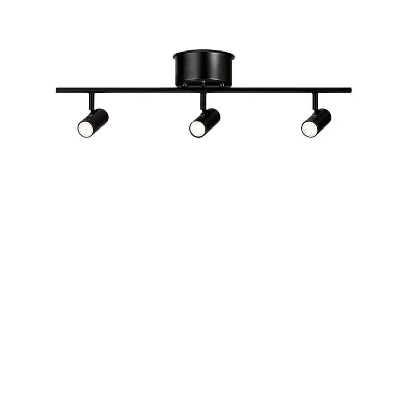 Cato 3 Plafondlamp Mat Zwart/Mat Zwart fra Belid – produktbillede