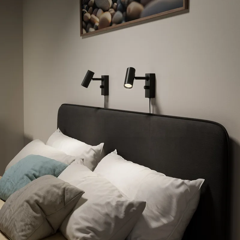 Cato Wandlamp Mat Zwart/Mat Zwart by Belid – product photo