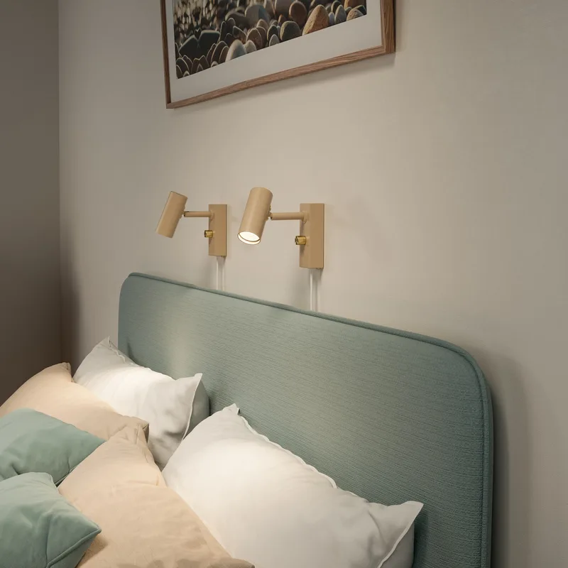 Cato Wandlamp Nougat/Geel Koper by Belid – product photo