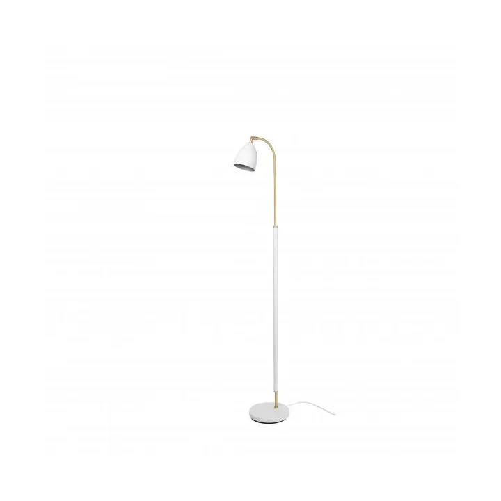Deluxe Stehleuchte mit Dimmer 133 cm Weiß från Belid – produktbild