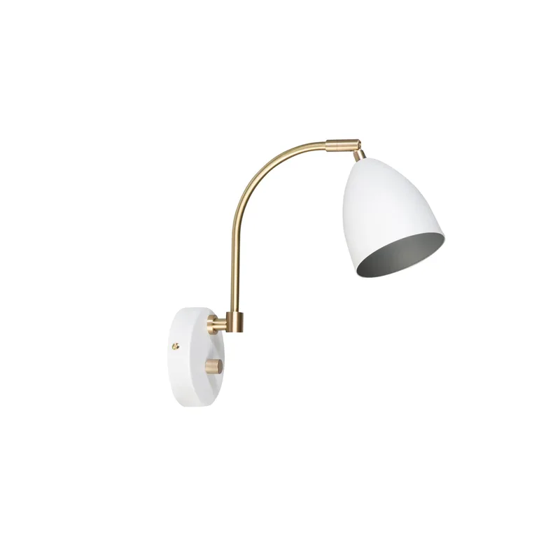 Deluxe Wandleuchte Weiß, Messing by Belid – product photo