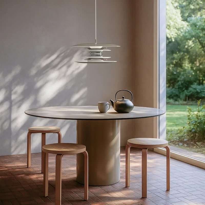 Diablo hanglamp, Ø 50 cm, greige, metaal, E27 von Belid – Produktfoto
