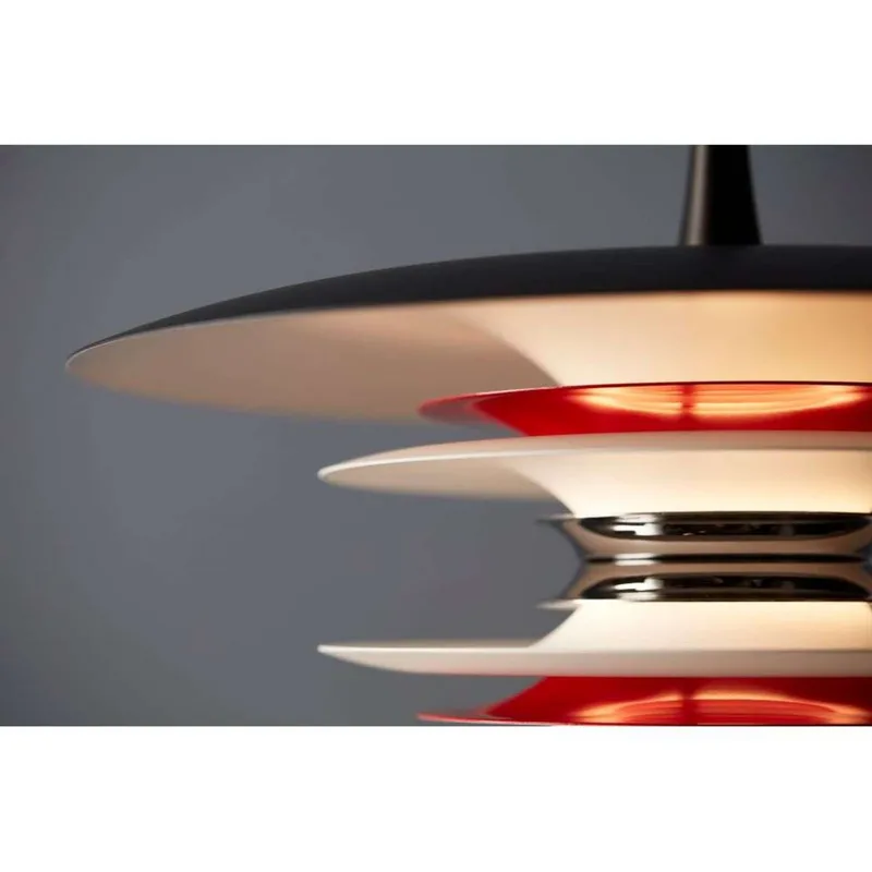 Diablo Hanglamp Ø400 Zwart/Glanzend Rood van Belid – productfoto