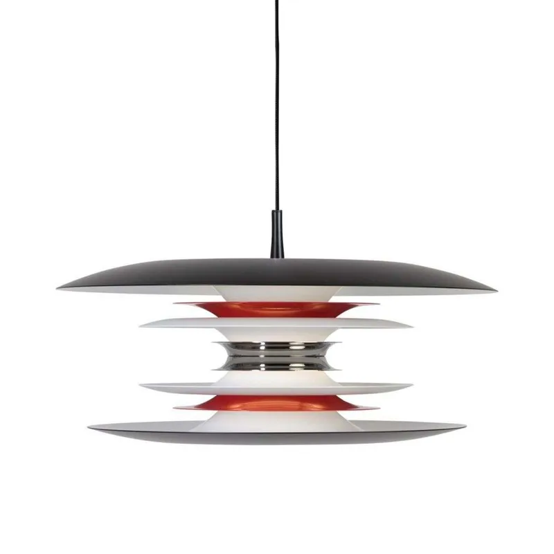 Diablo Hanglamp Ø50 Matte Zwart/Rood fra Belid – produktbillede