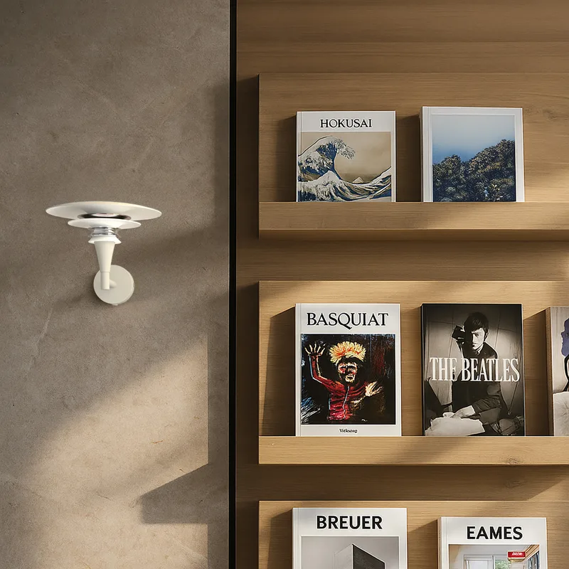 Diablo wandlamp, zand/brons, Ø 20 cm metaal, G9 från Belid – produktbild