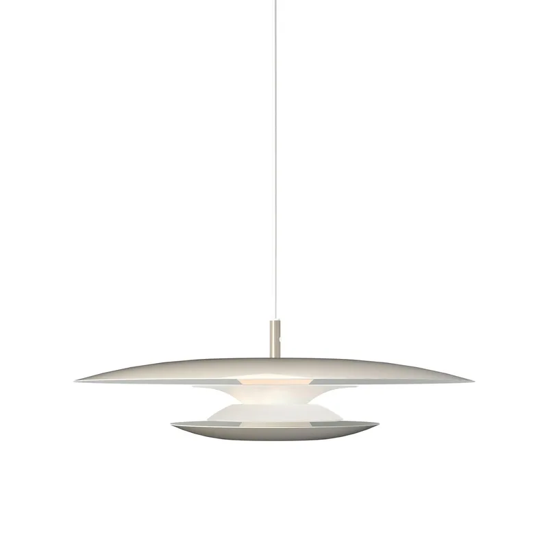 Eclipse hanglamp, Ø 48 cm, grijs, metaal, G9 von Belid – Produktfoto