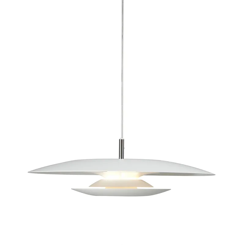 Eclipse hanglamp, Ø 48 cm, wit, metaal, G9 von Belid – Produktfoto
