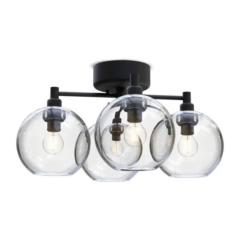 Gloria Deckenleuchte Schwarz-klar by Belid – product photo