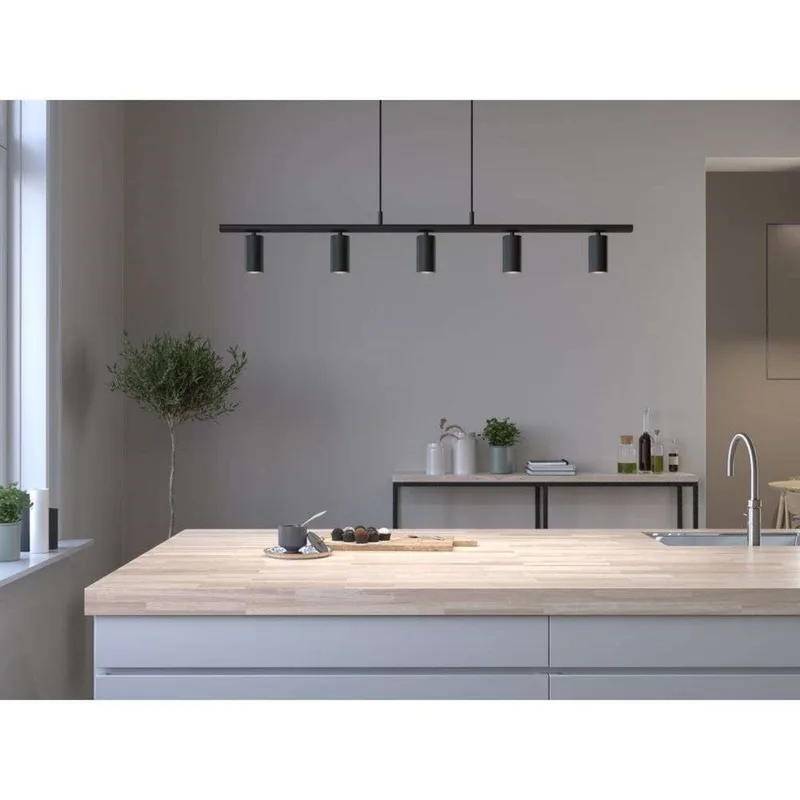 Lucy 5 Hanglamp Matt Black by Belid – product photo