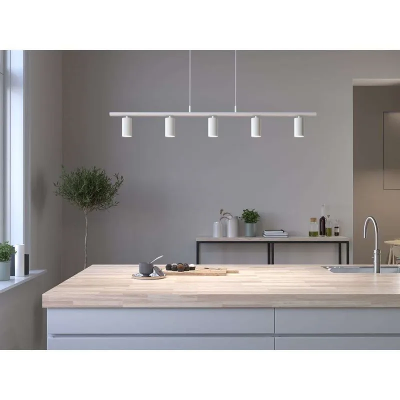 Lucy 5 Hanglamp Matt White von Belid – Produktfoto