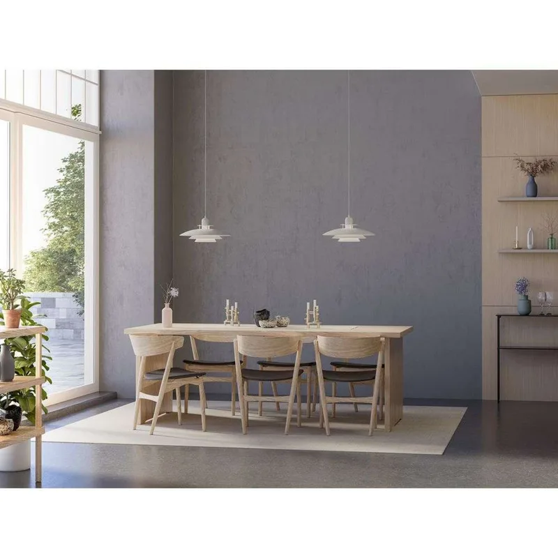 Primus I hanglamp matwit/messing, Ø 43 cm, metaal by Belid – product photo