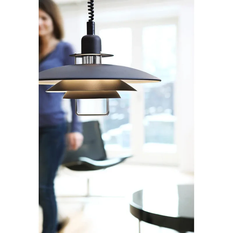 Primus II Hanglamp Ø43 Black/Chrome by Belid – product photo