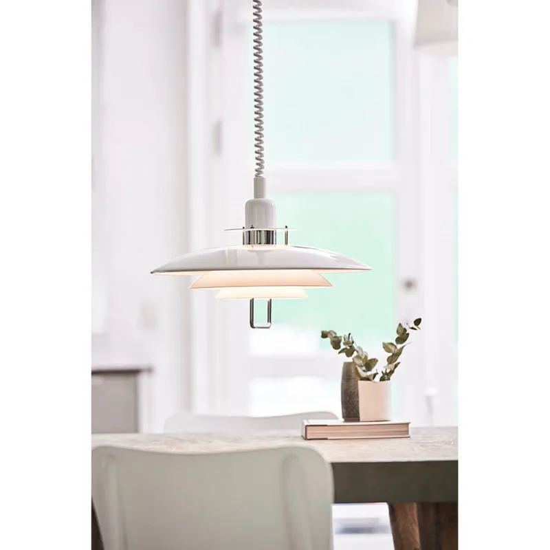 Primus II Hanglamp Ø43 White/Chrome by Belid – product photo