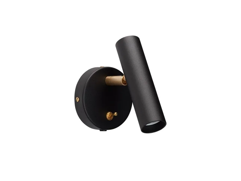 Slender Wandlamp Black/Brass de Belid – photo du produit