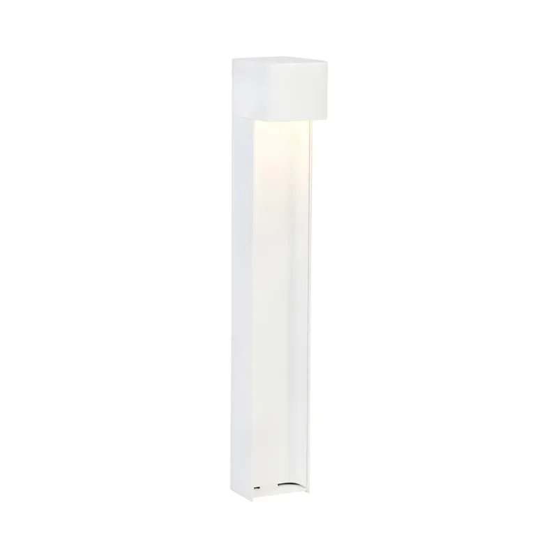 Taurus Poller H800 Ip54 Weiß Struktur Led Inkl Lichtquelle von Belid – Produktfoto