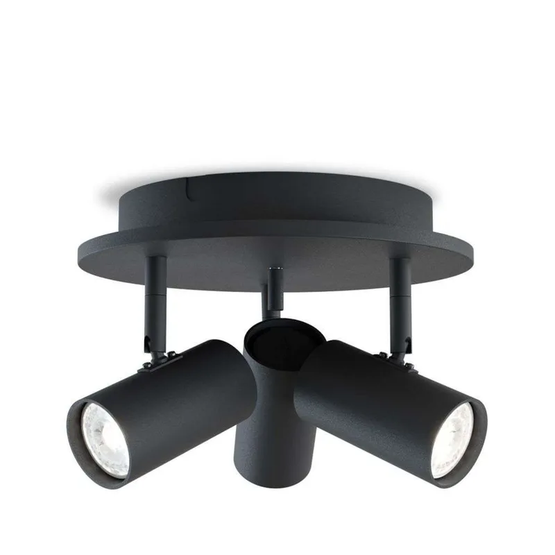 Tyson 3 Plafondlamp Black van Belid – productfoto
