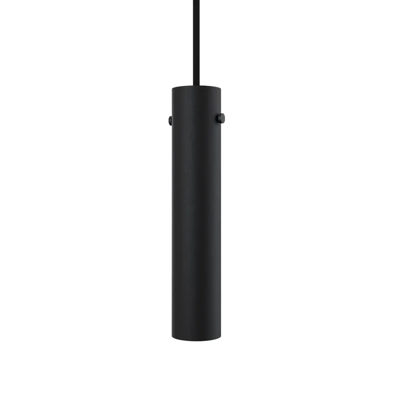 Tyson Pendelleuchte Ø6cm Schwarz strukturiert de Belid – photo du produit