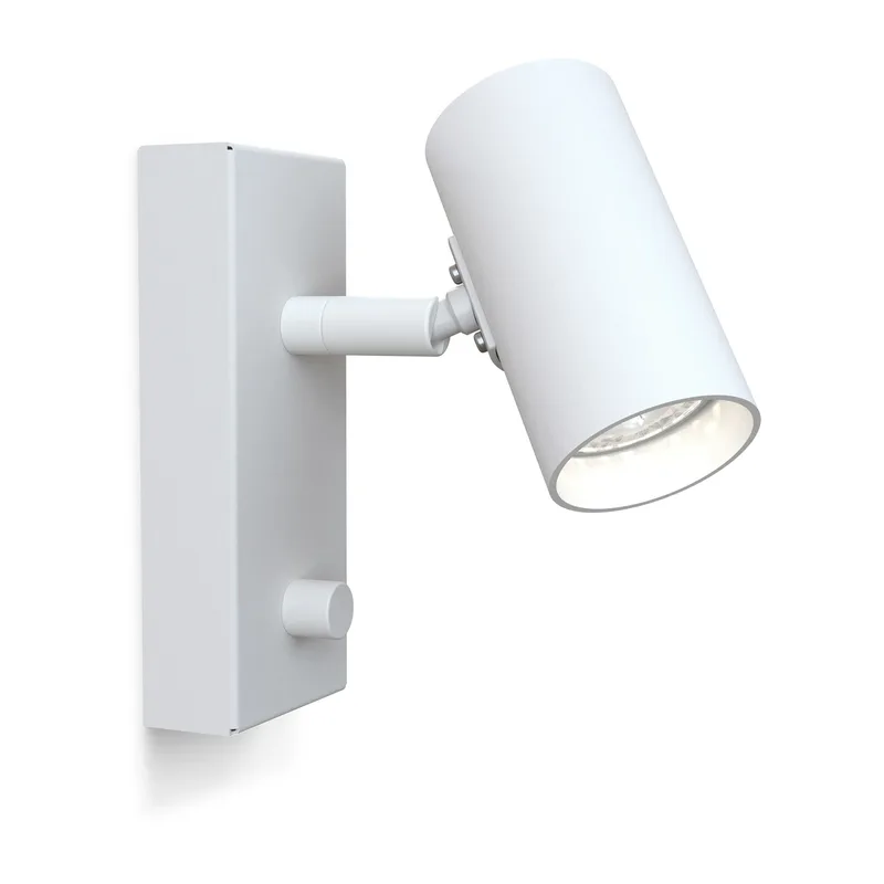 Tyson Wandleuchte Ø5,5cm Weiß strukturiert by Belid – product photo