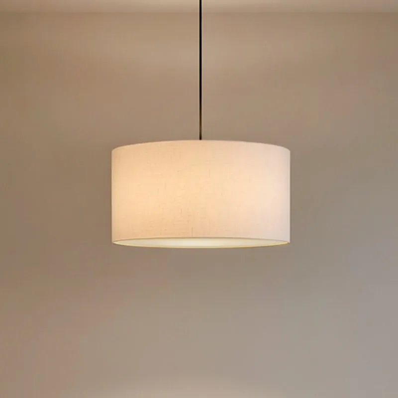 Zachte hanglamp, Ø 60 cm, wit/brons, linnen, 3-lamps by Belid – product photo