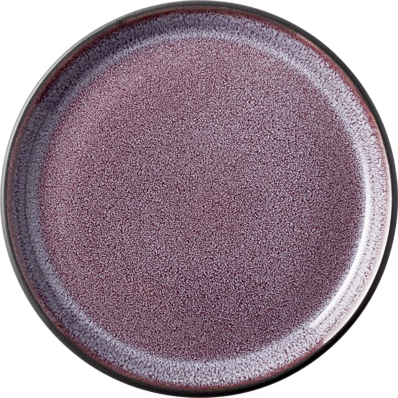 Gastro Bord Dia. 17 x 2,0 cm Zwart/Paars von Bitz in Schwarz, Lilac – Produktfoto