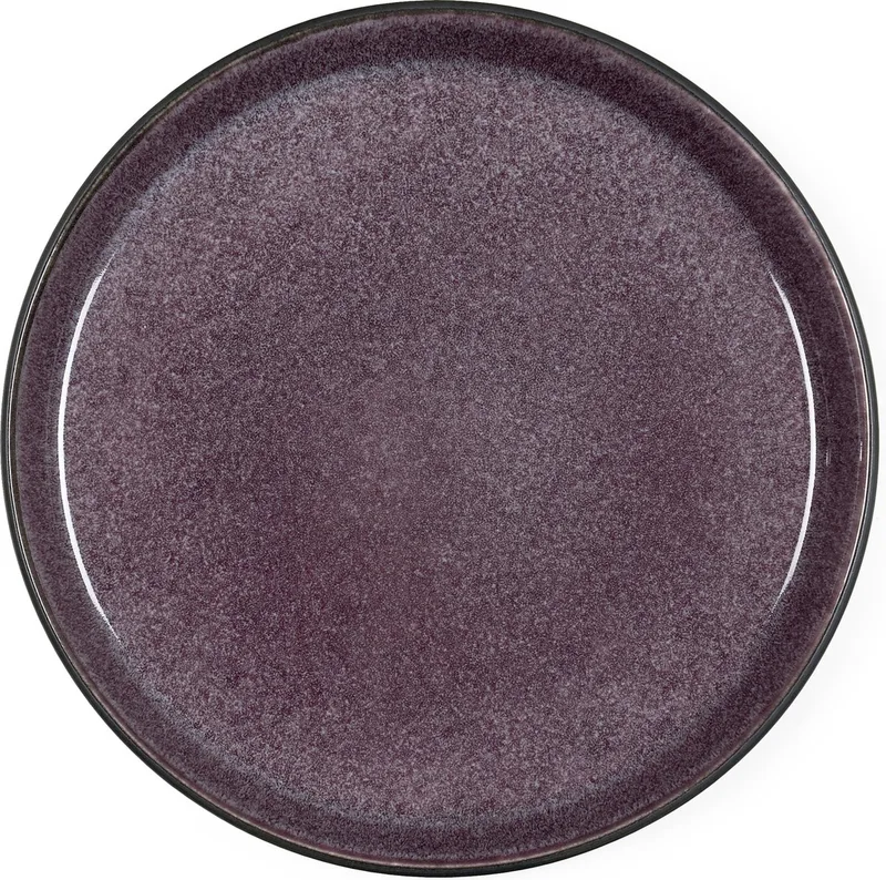 Gastro Bord Dia. 21 x 2,0 cm Zwart/Paars by Bitz in Black, Lilac – product photo