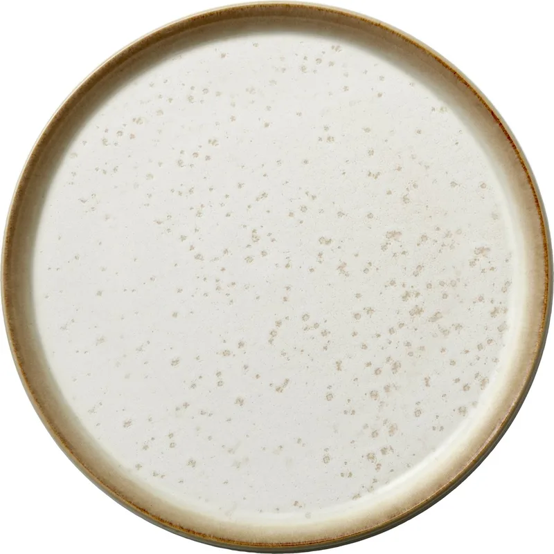 Gastro Bord Dia. 21 x 2 cm Crème/Crème de Bitz en Crème – photo du produit