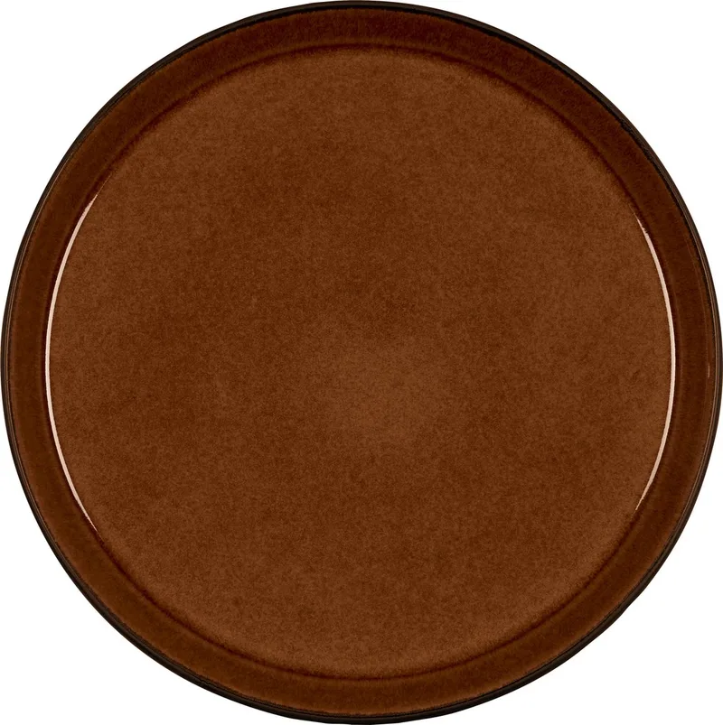 Gastro Bord Dia. 27 x 2,5 cm Zwart/Amber by Bitz in Black, Amber – product photo