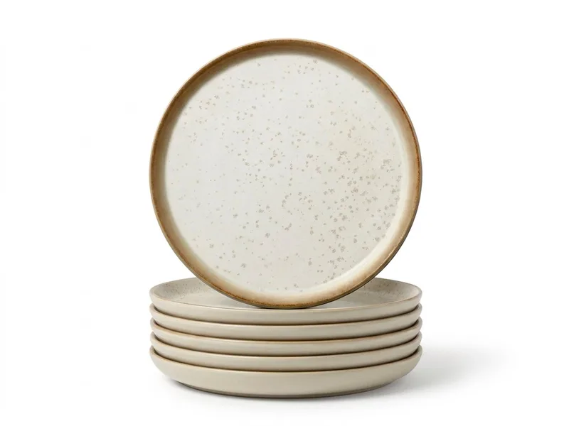 Gastro Gebaksbord 17 cm set van 6 van Bitz in Crème – productfoto