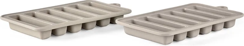 IJsblokjesbakje 16 x 9,5 x 2 cm 2 st. Grijs från Bitz i Grå – produktbild