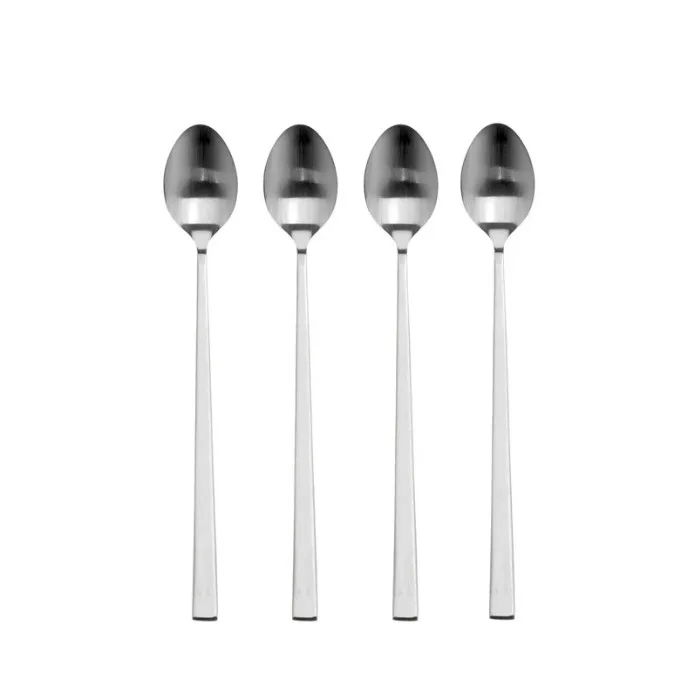 Koffie & Thee - Latte Macchiatolepels 20cm S/4 RVS by Bitz – product photo