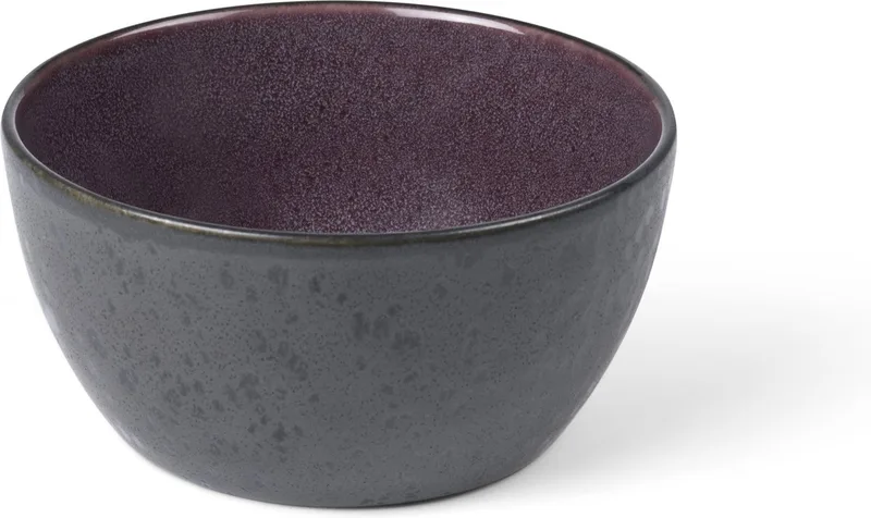 Kom Dia. 12 x 6 cm Zwart/Paars van Bitz in Zwart, Lilac – productfoto