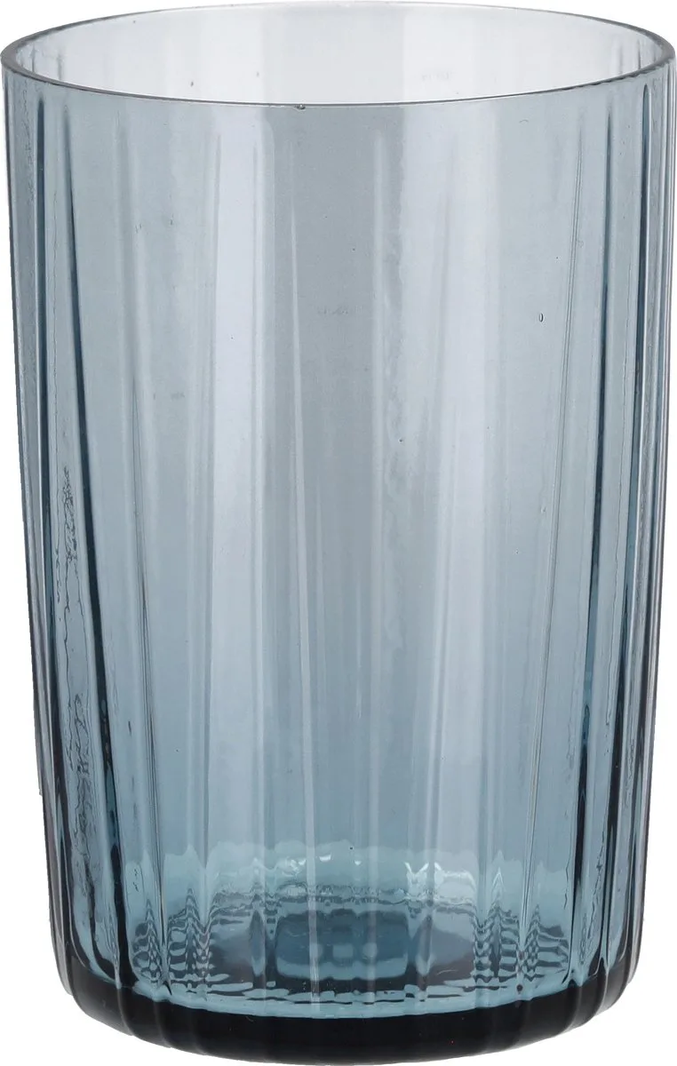 Kusintha Waterglas Dia 7 x 10,5 cm 28 cl 4 st. Blauw de Bitz en Bleu – photo du produit 1 sur 3