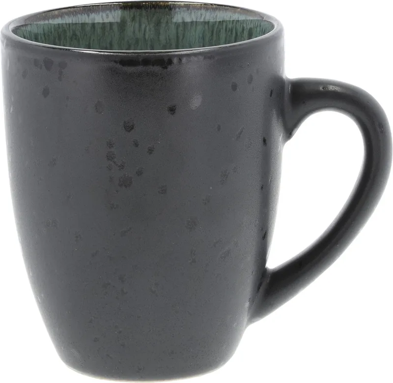 Mok Dia. 8 x 10 cm 30 cl Zwart/Groen van Bitz in Zwart, Groen – productfoto