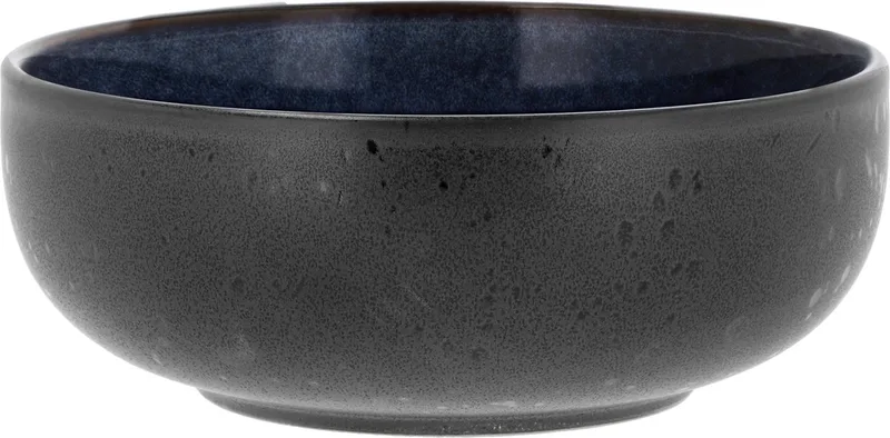 Poke/ramen kom Dia 18 x 7 cm Zwart/Donkerblauw van Bitz in Zwart, Donkerblauw – productfoto