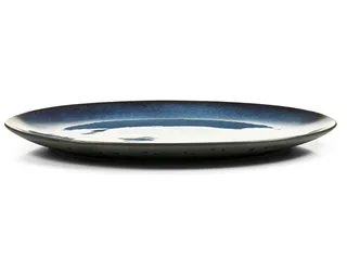 Servierplatte Servierplatte oval black/dark blue 45 x 34 cm, Steinzeug, (Platten), Platte oval 45x34 cm Schwarz/Dunkelblau by Bitz in Blue – product photo 2 of 3