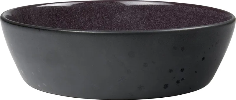 Soepkom Dia. 18 x 5 cm Zwart/Paars van Bitz in Zwart, Lilac – productfoto