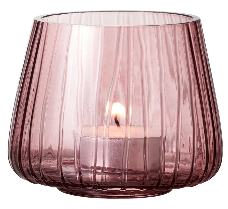 Teelichthalter Kusintha Teelichthalter pink 7,5 cm Set 2, Teelichthalter Kusintha 7,5 cm 2 Stck. Pink Glas by Bitz – product photo 3 of 5