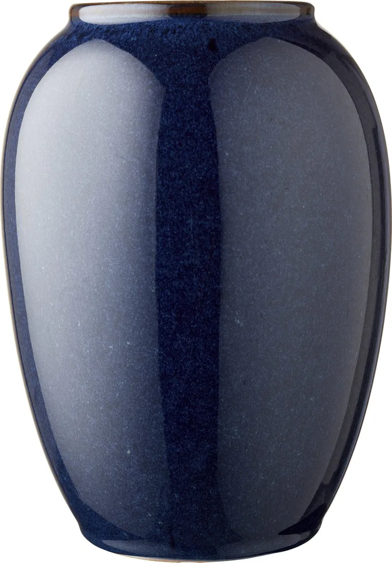 Vaas 20 cm Donkerblauw van Bitz in Donkerblauw – productfoto