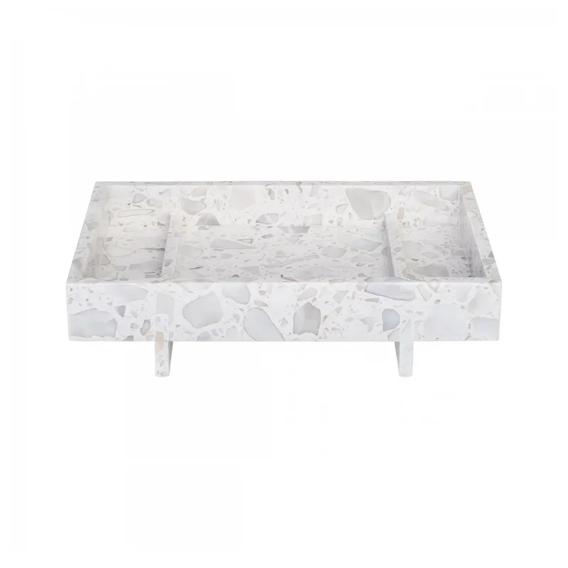 Abento Tablett Marmor 18 x 30cm Nimbus cloud by Blomus – product photo