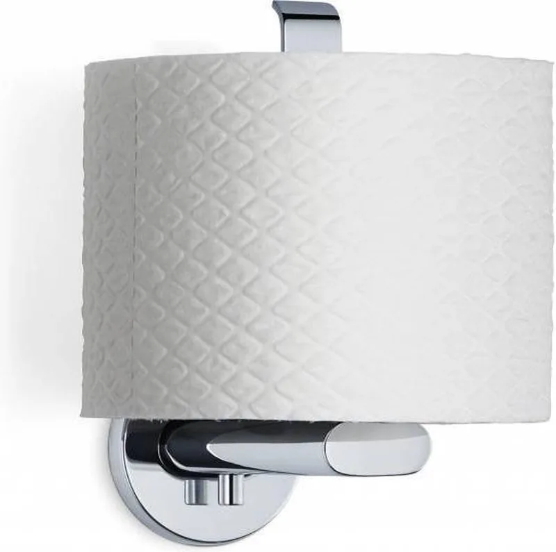 Areo Staand Toilethouder Spiegelglans by Blomus in Rvs spiegelglans – product photo