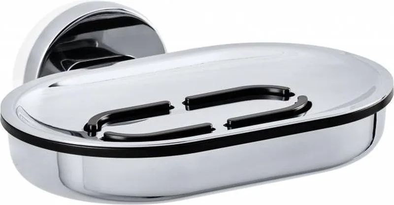 Areo Zeepschaaltje met Wandbevestiging Spiegelglans by Blomus in Rvs – product photo