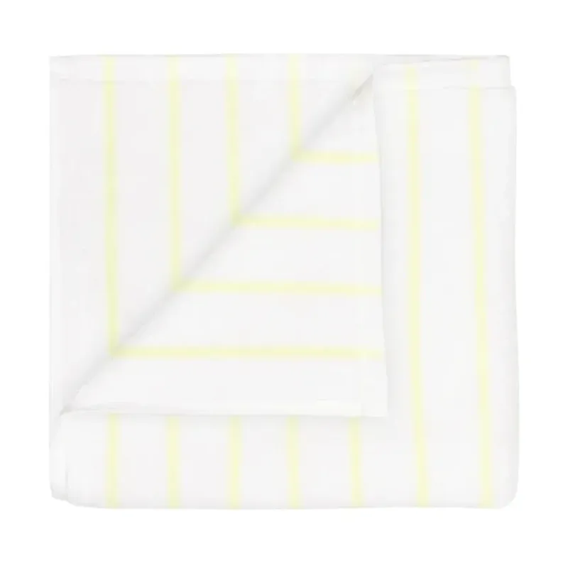 Arto Handtuch 2-pack, Transparent yellow-white, 30x50 cm von Blomus – Produktfoto
