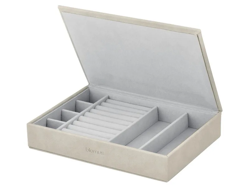 Aufbewahrungsbox SAHLA Schmuckaufbewahrungsbox M nomad 22x15x4cm von Blomus in Beige – Produktfoto