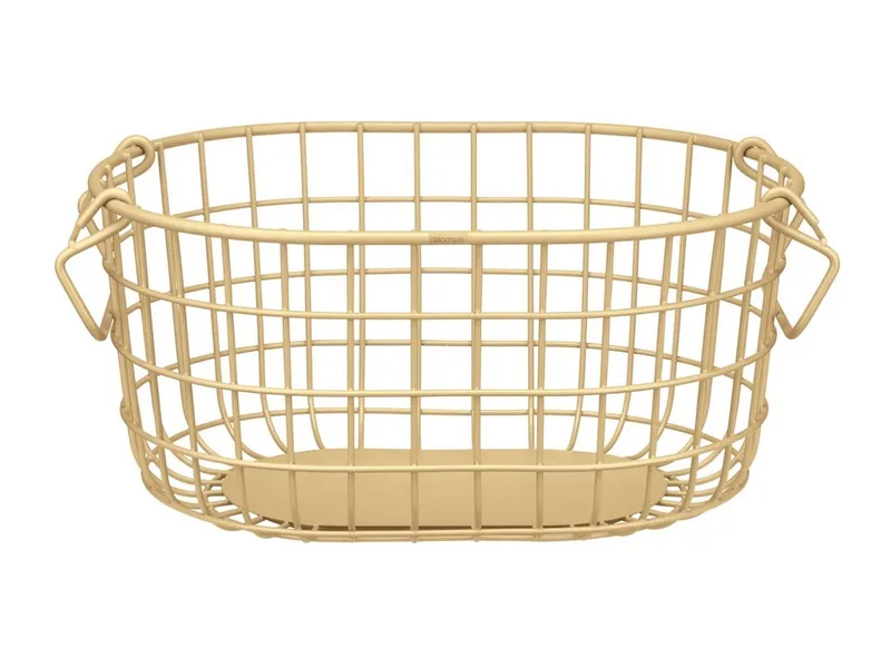Aufbewahrungskorb KAGO Aufbewahrungskorb S new wheat 14cm fra Blomus i Beige – produktbillede