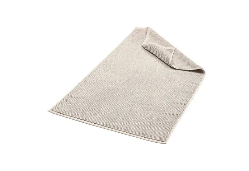 Badematte -TUYO- Duschmatte, Fußmatte für Bad, Duschvorleger aus Baumwolle, 100% Baumwolle, Wohlfühloase, Weich & Saugfähig, extra Komfort de Blomus en Beige – photo du produit 3 sur 4