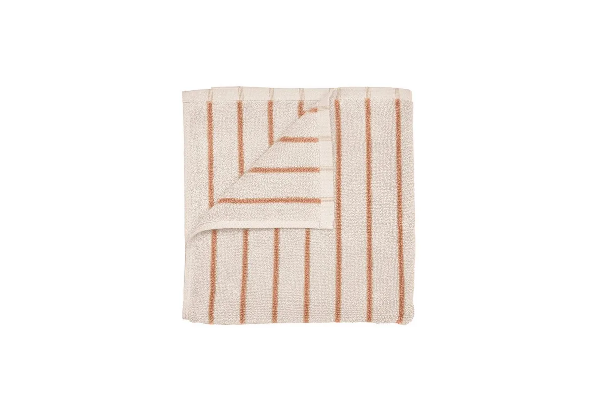 Badetuch -ARTO- Duschhandtuch, weiches Badetuch, Handtuch aus 100% Baumwolle, (Set), stilvolle Akzente, weiche Baumwolle, Kombinierbar mit blomus Serien de Blomus en Marron – photo du produit